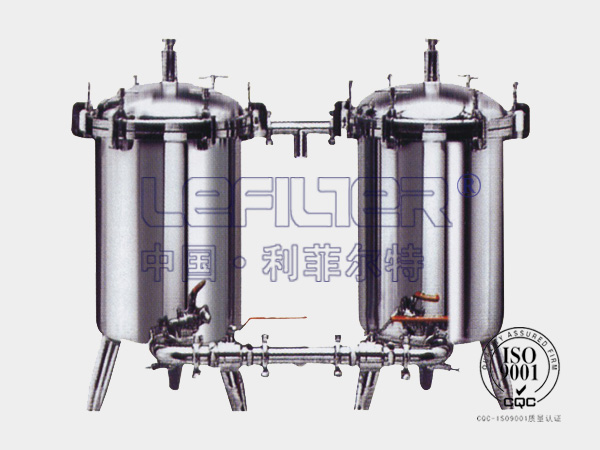 水处理切换式不锈钢双联袋式过滤器